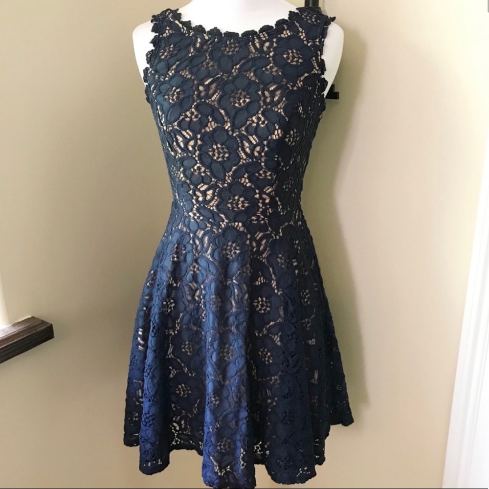 Lovely blue mini dress